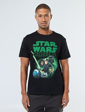 T-shirt stampata 'Star Wars' a maniche corte