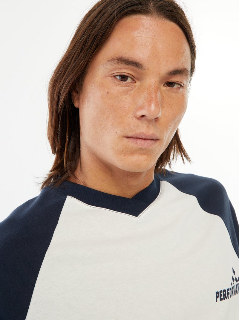 T-shirt stampata stile sportivo 'Los Angeles' Blu - Kiabi