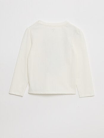 T-shirt stampata 'Stitch' a maniche corte - collezione facile da indossare