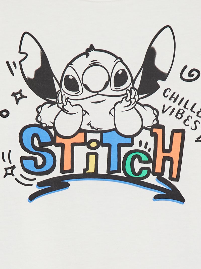 T-shirt stampata 'Stitch' BEIGE - Kiabi