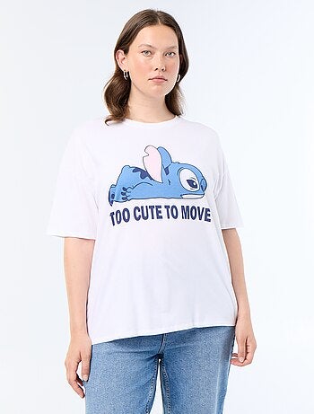 T-shirt stampata 'Stitch'