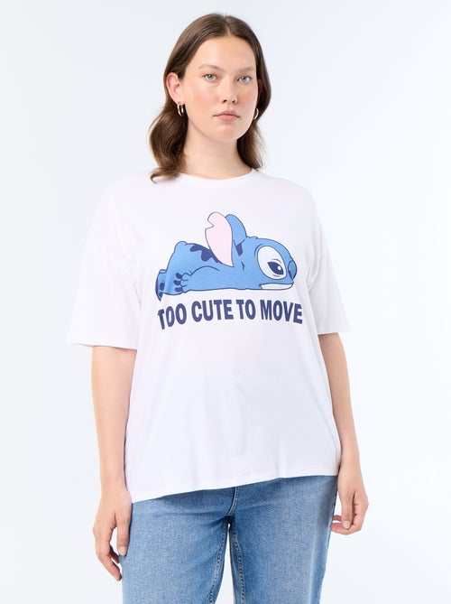 T-shirt stampata 'Stitch' - Kiabi T-shirt stampata 'Stitch' - Kiabi