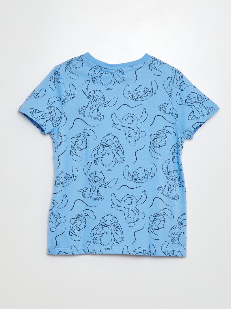 T-shirt stampata 'Stitch' BLU - Kiabi