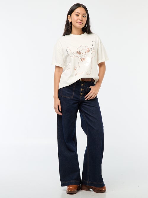 T-shirt stampata 'Stitch' - Kiabi