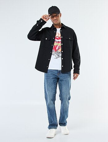 T-shirt stampata 'The Rolling Stones' a maniche corte