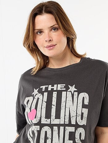 T-shirt stampata 'The Rolling Stones' maniche corte