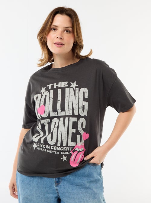 T-shirt stampata 'The Rolling Stones' maniche corte - Kiabi