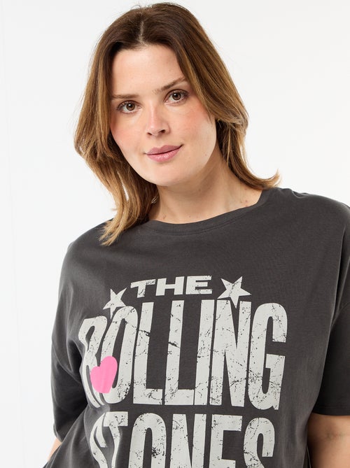 T-shirt stampata 'The Rolling Stones' maniche corte - Kiabi