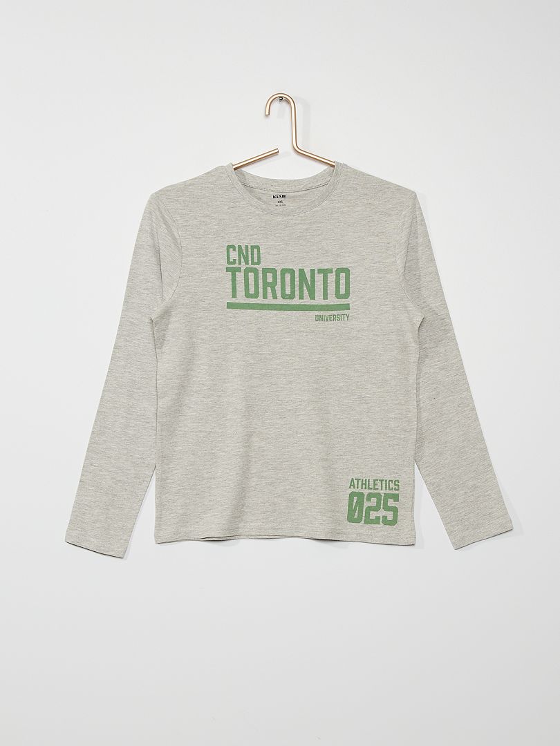 T-shirt stampata 'Toronto' GRIGIO - Kiabi