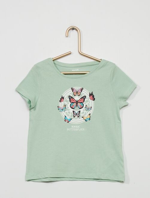 T-shirt stampata - VERDE - Kiabi - 3.00€