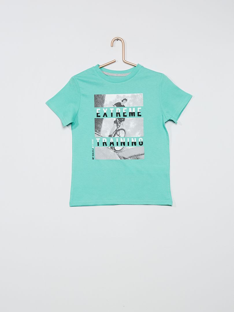 T-shirt stampata VERDE - Kiabi
