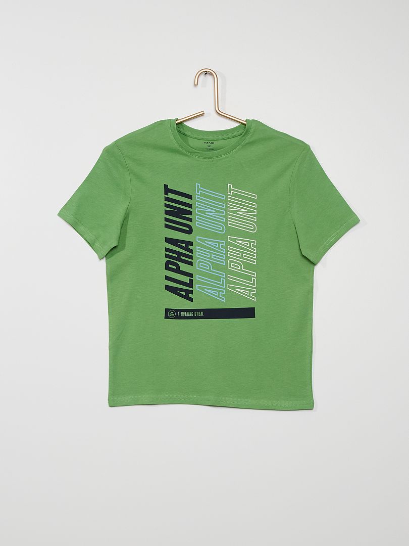 T-shirt stampata VERDE - Kiabi