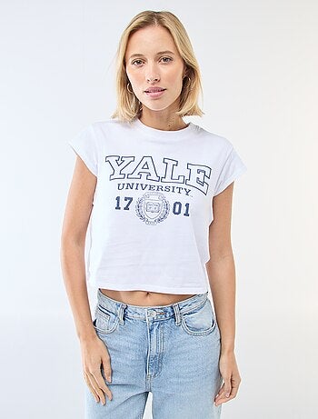 T-shirt stampata 'Yale'