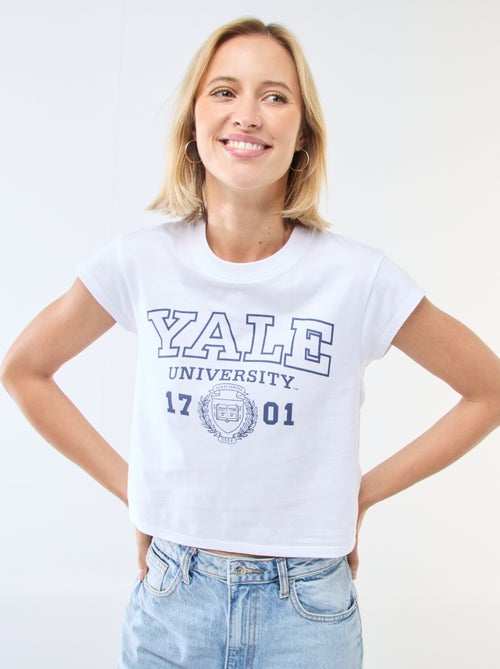 T-shirt stampata 'Yale' - Kiabi