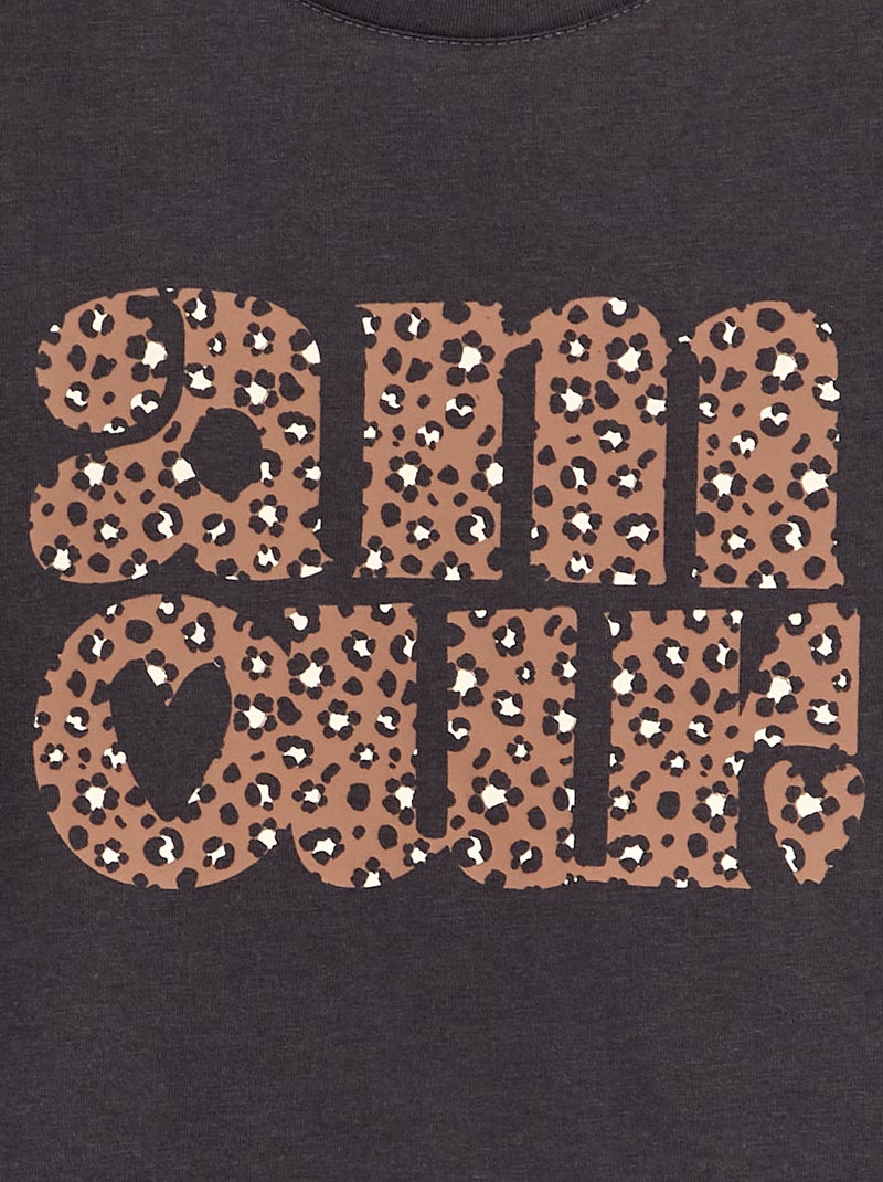 T-shirt stampato - collezione facile da indossare Grigio - Kiabi