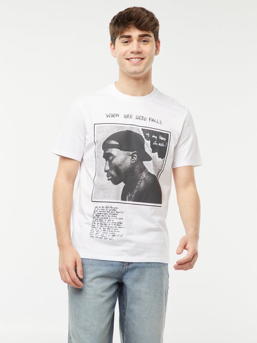 T-shirt stampato '2Pac' - Kiabi