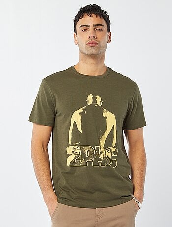T-shirt stampato '2Pac'