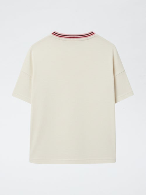 T-shirt stampato a maniche corte e scollo rotondo - Kiabi T-shirt stampato a maniche corte e scollo rotondo - Kiabi