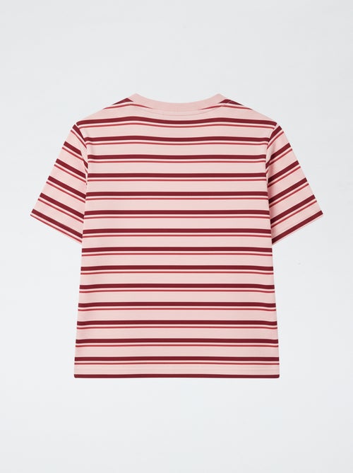 T-shirt stampato a maniche corte e scollo rotondo - Kiabi T-shirt stampato a maniche corte e scollo rotondo - Kiabi