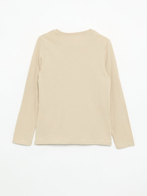 T-shirt stampato a maniche lunghe - Kiabi