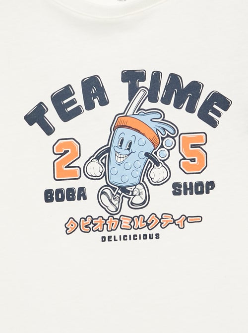 T-shirt stampato a maniche lunghe - Kiabi