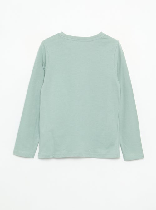 T-shirt stampato a maniche lunghe - Kiabi