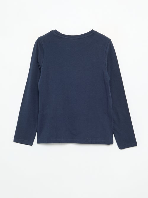 T-shirt stampato a maniche lunghe - Kiabi