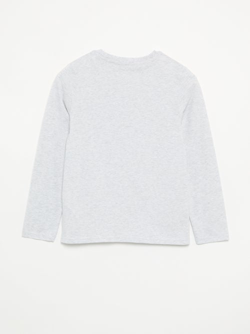 T-shirt stampato a maniche lunghe - Kiabi