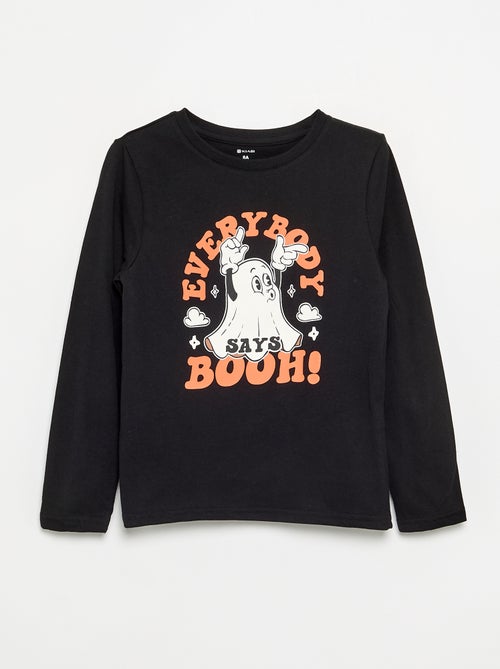 T-shirt stampato a maniche lunghe - Kiabi T-shirt stampato a maniche lunghe - Kiabi