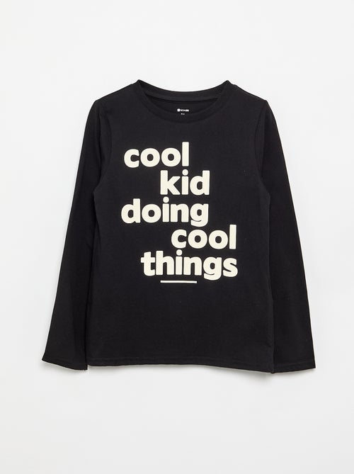 T-shirt stampato a maniche lunghe - Kiabi