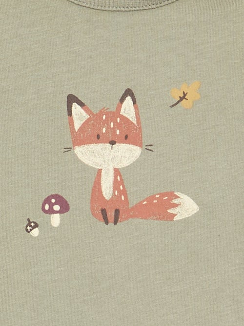 T-shirt stampato a maniche lunghe - Kiabi