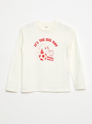 T-shirt stampato compleanno