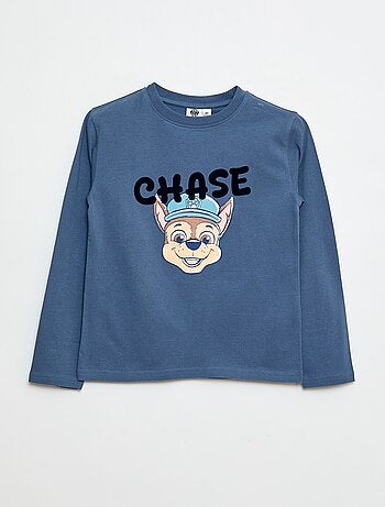 T-shirt stampato con motivo delicato 'Pat Patrouille' in cotone