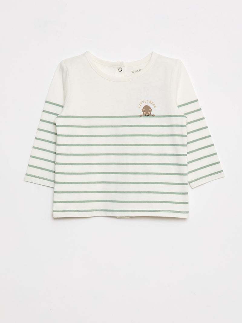 T-shirt stampato dino Bianco - Kiabi