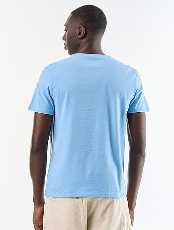 T-shirt stampato fantasia a maniche corte