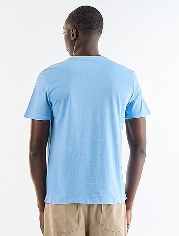 T-shirt stampato fantasia a maniche corte