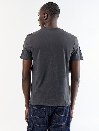 T-shirt stampato fantasia a maniche corte