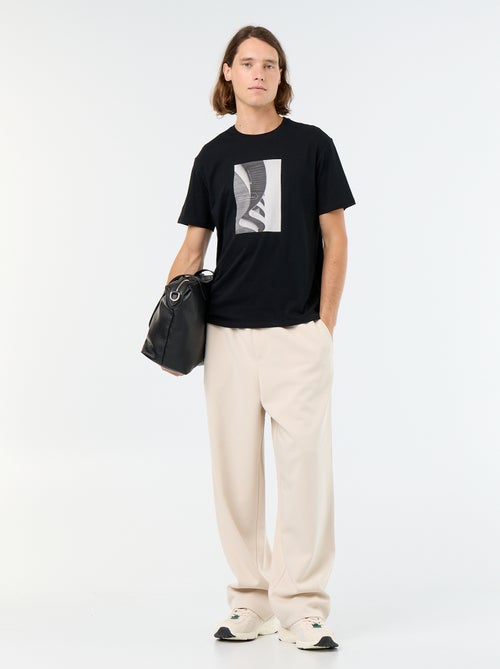 T-shirt stampato fantasia a maniche corte - Kiabi T-shirt stampato fantasia a maniche corte - Kiabi