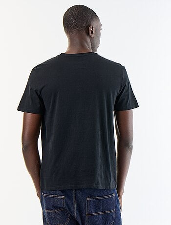 T-shirt stampato fantasia a maniche corte