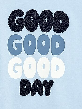 T-shirt stampata fantasia a maniche lunghe