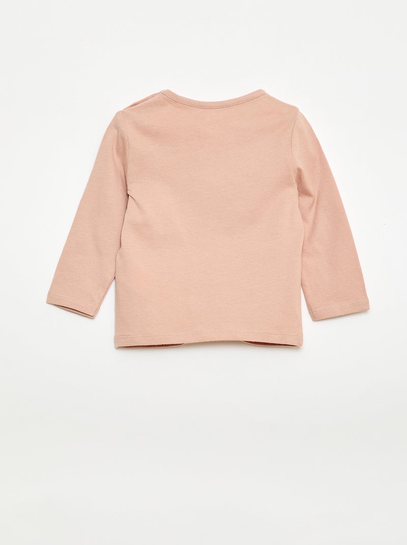 T-shirt stampato fantasia Rosa - Kiabi