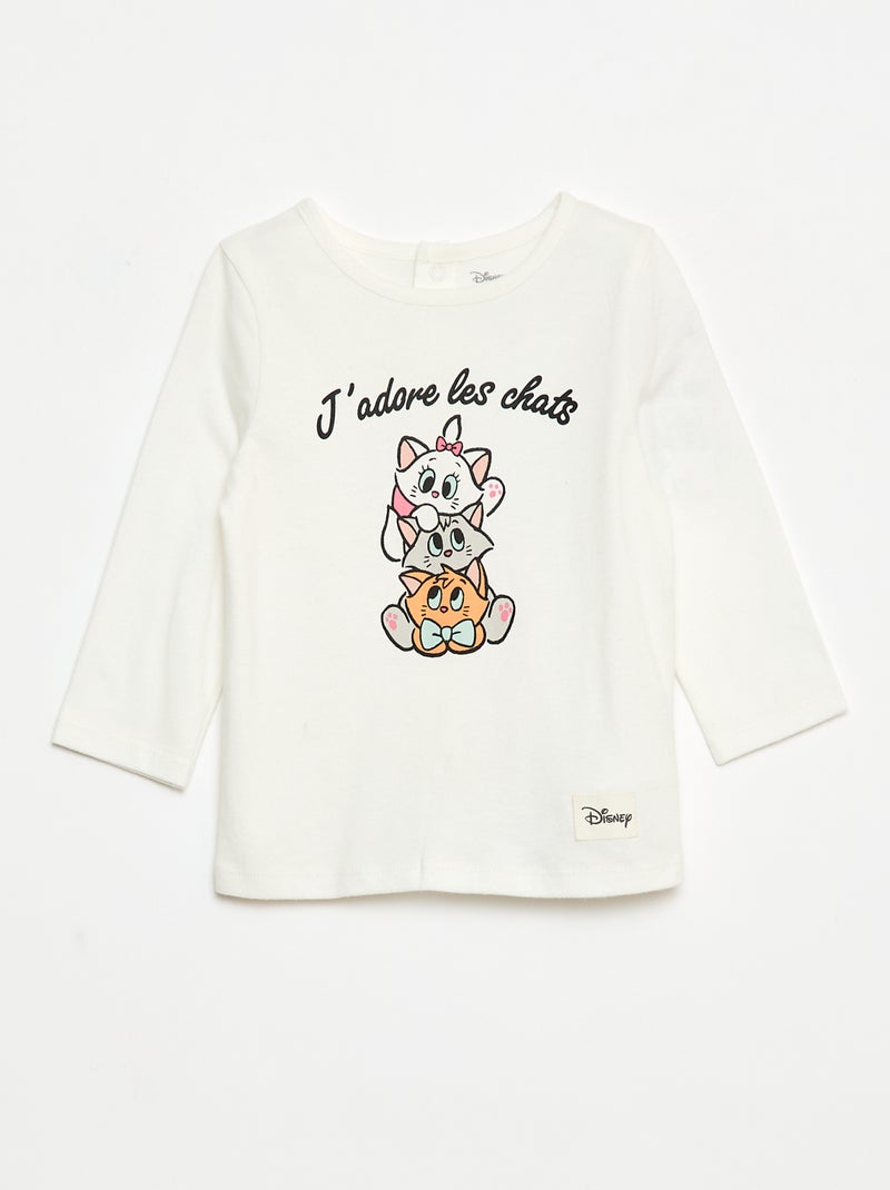 T-shirt stampato 'Gli Aristogatti' 'Disney' Bianco - Kiabi