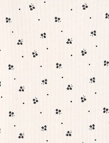 T-shirt stampato maglia bordo a costine