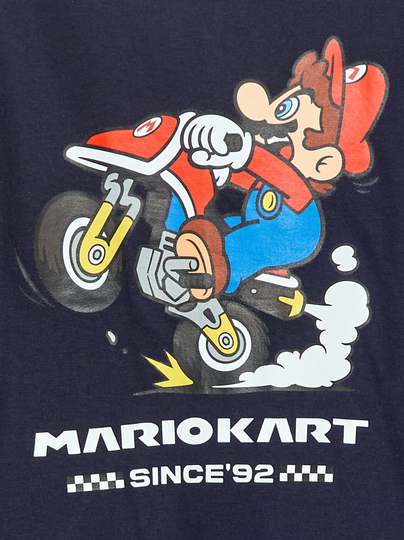 T-shirt stampato 'Mario' Blu - Kiabi