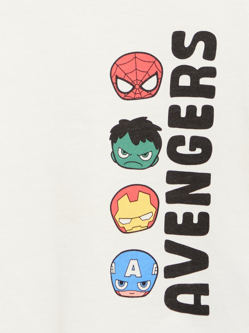 T-shirt stampato \'Marvel\' Bianco - Kiabi