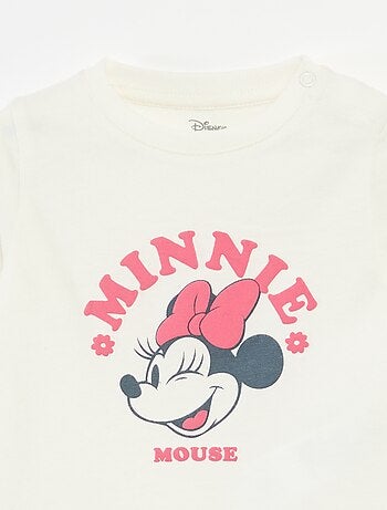 T-shirt stampato 'Minnie' a maniche lunghe