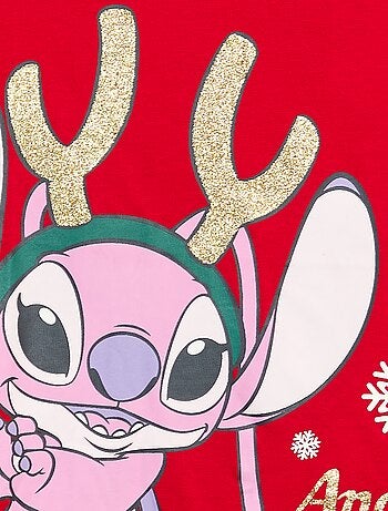 T-shirt stampata Natale \'Disney\' \'Figaro\' in jersey di cotone