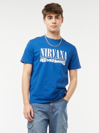 T-shirt stampato 'Nirvana'