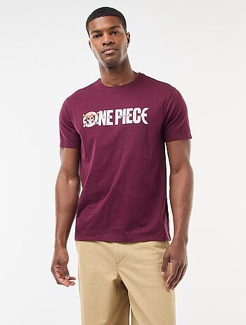 T-shirt stampato 'One Piece' a maniche corte