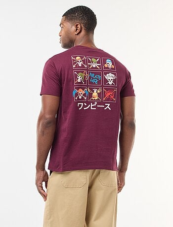T-shirt stampato 'One Piece' a maniche corte